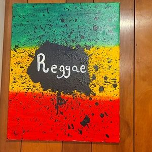 Reggae rasta painting